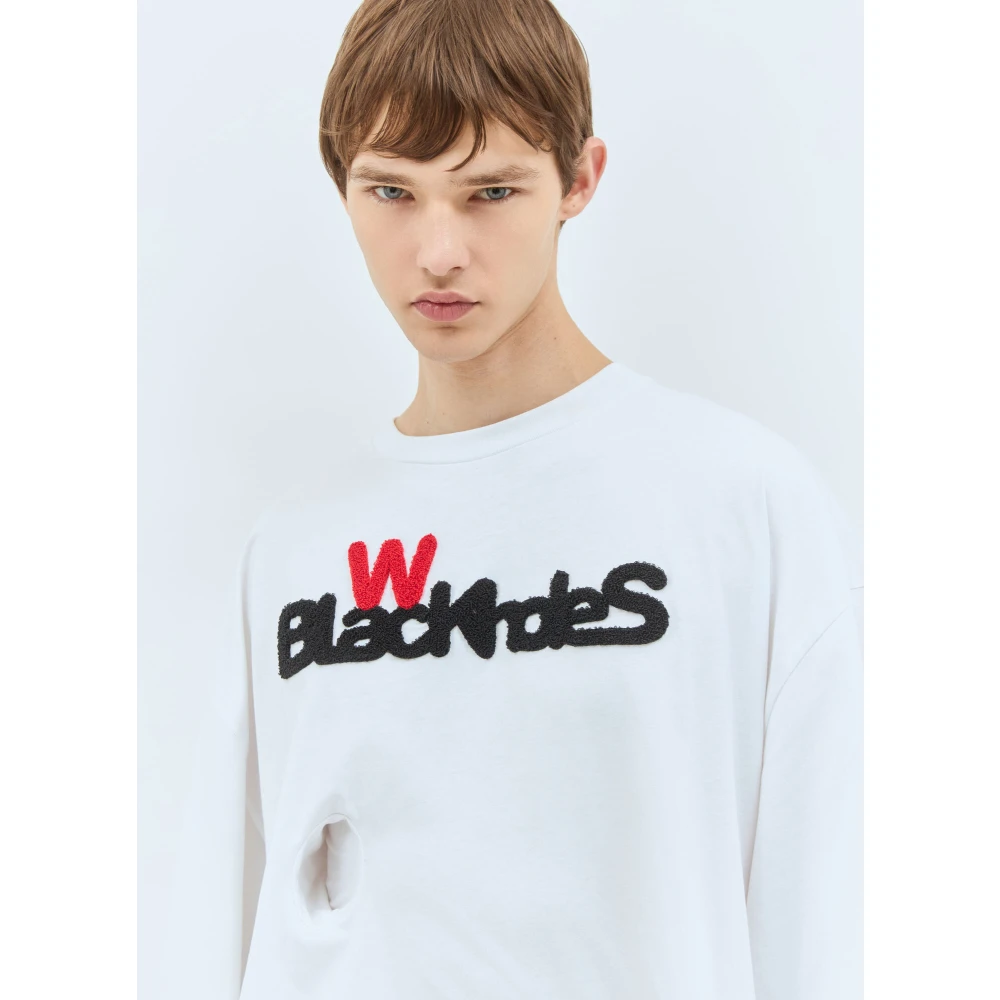 Walter Van Beirendonck Kosmisch Katoenen T-shirt met Grafische Print White Heren