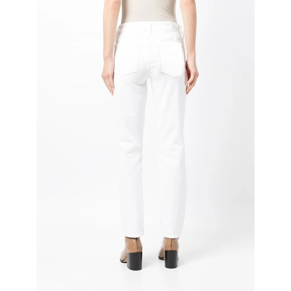 Paige Amber Straight Leg Jeans White Dames