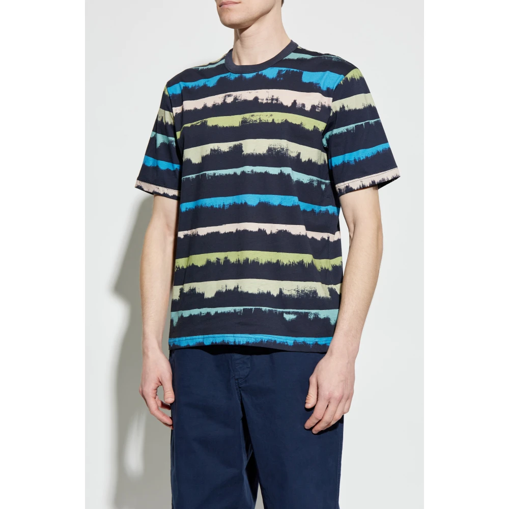 PS By Paul Smith T-shirt met gestreept patroon Multicolor Heren
