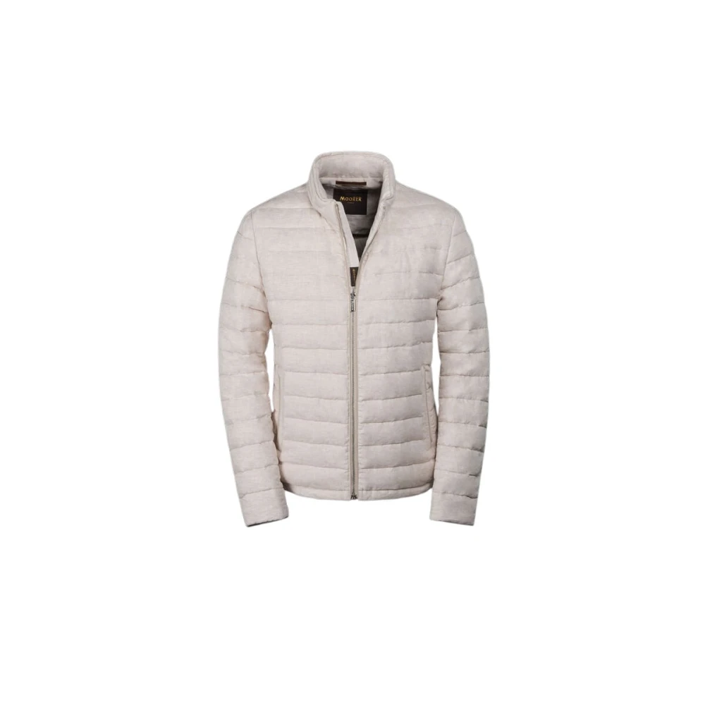 Moorer Men's Beige Down Jackets, Xl, Alec Jacket