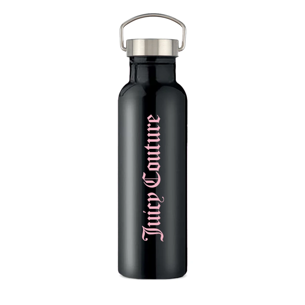 Juicy Couture Water Bottles 750ml Stainless Steel 304 Black Dames