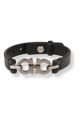 Double Gancini bracelet