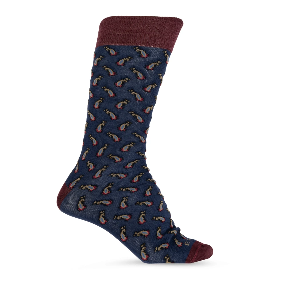 ETRO Gestreepte sokken Blue Heren