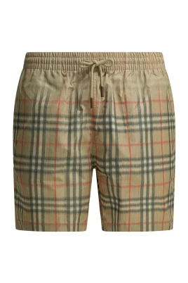 Gradient Check Swim Shorts
