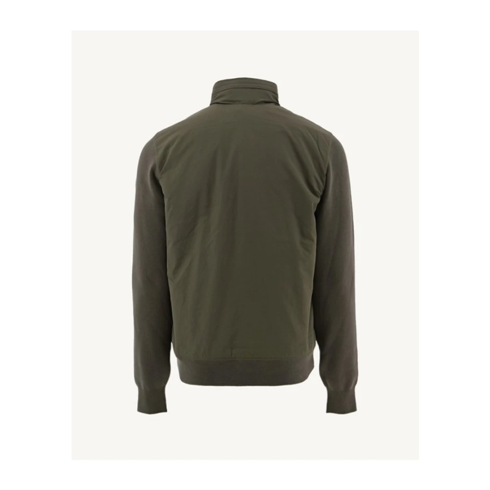 Jott Groene hoodie met ritssluiting Green Heren