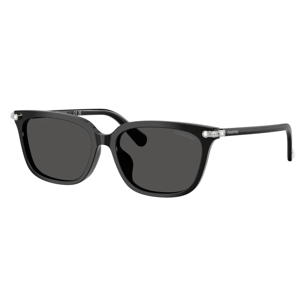Swarovski Unisex Black Sunglasses, 56 Mm, 0Sk6064d