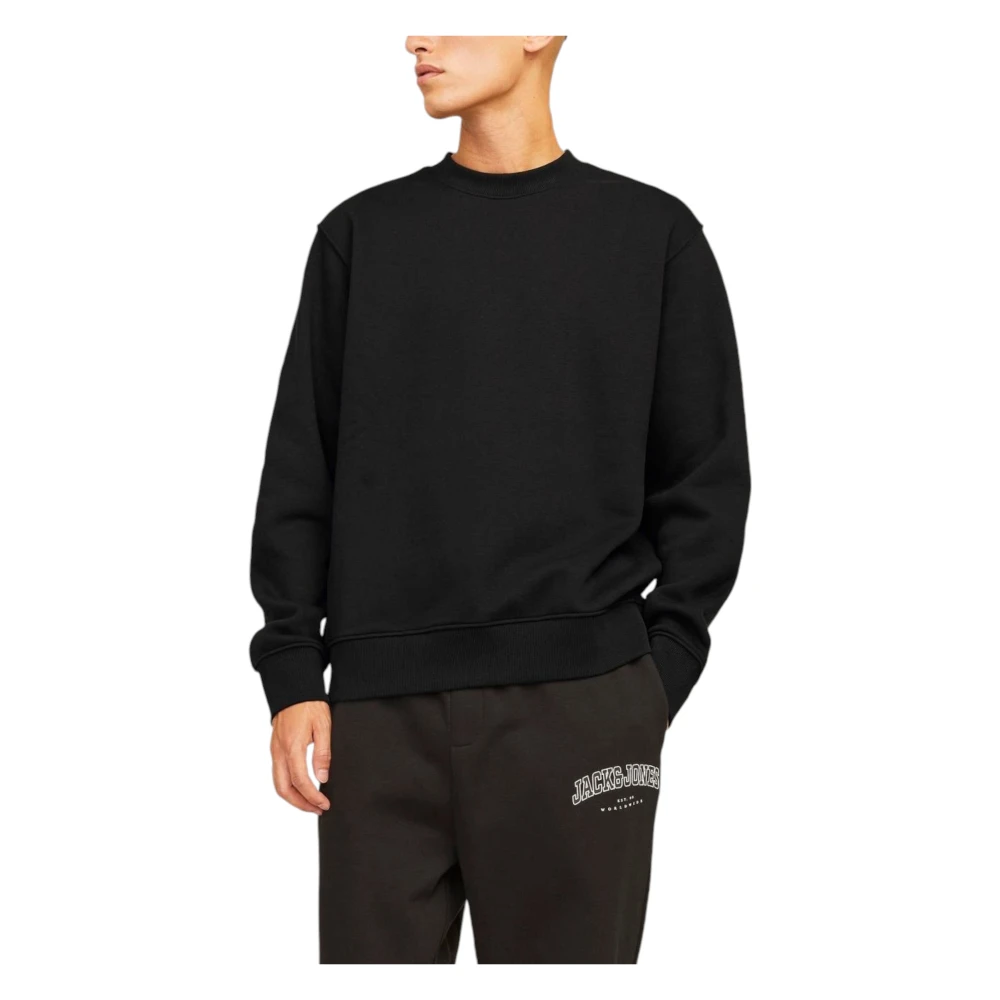 jack & jones Zwarte lange mouwen sweatshirt Black Heren