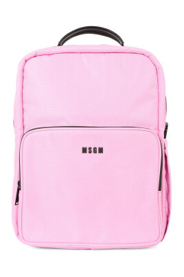 sac-a-dos-en-toile-rose-avec-logo-avant