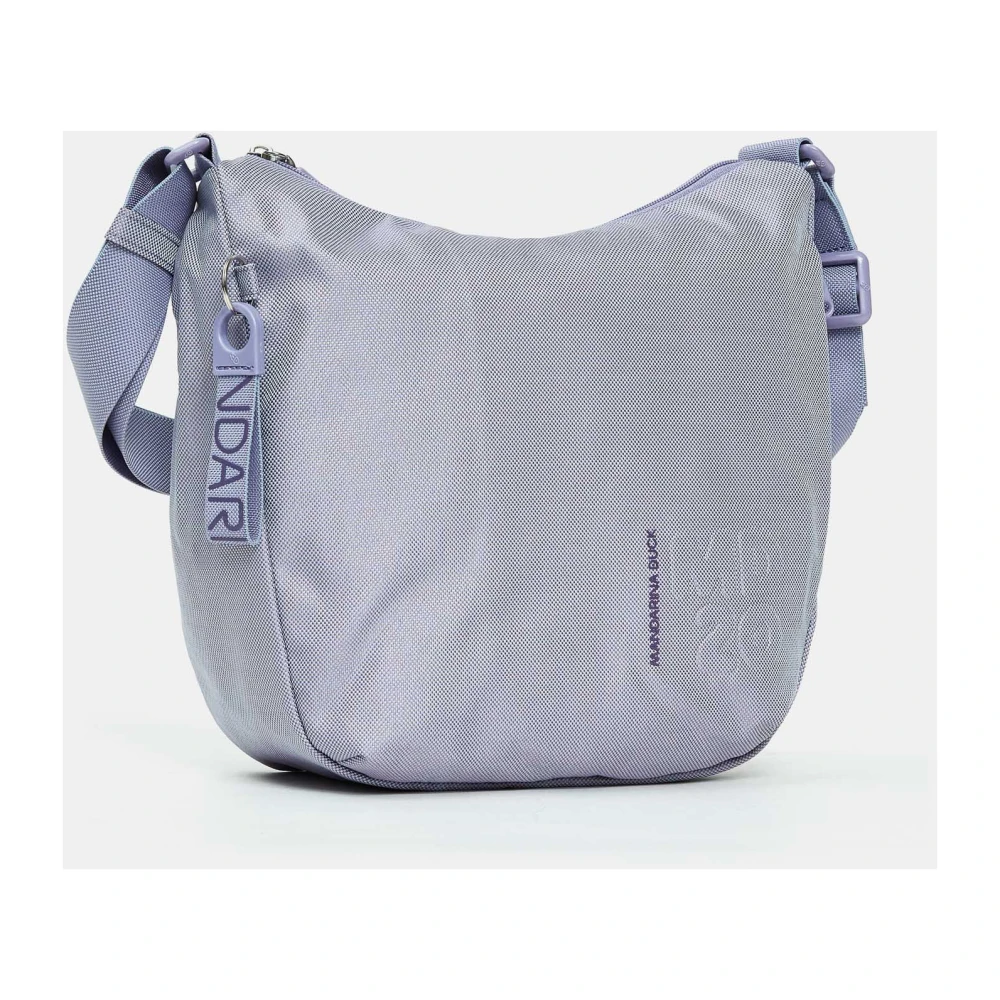 Mandarina Duck Stijlvolle Crossbody Tas met Ritsvak Purple Dames