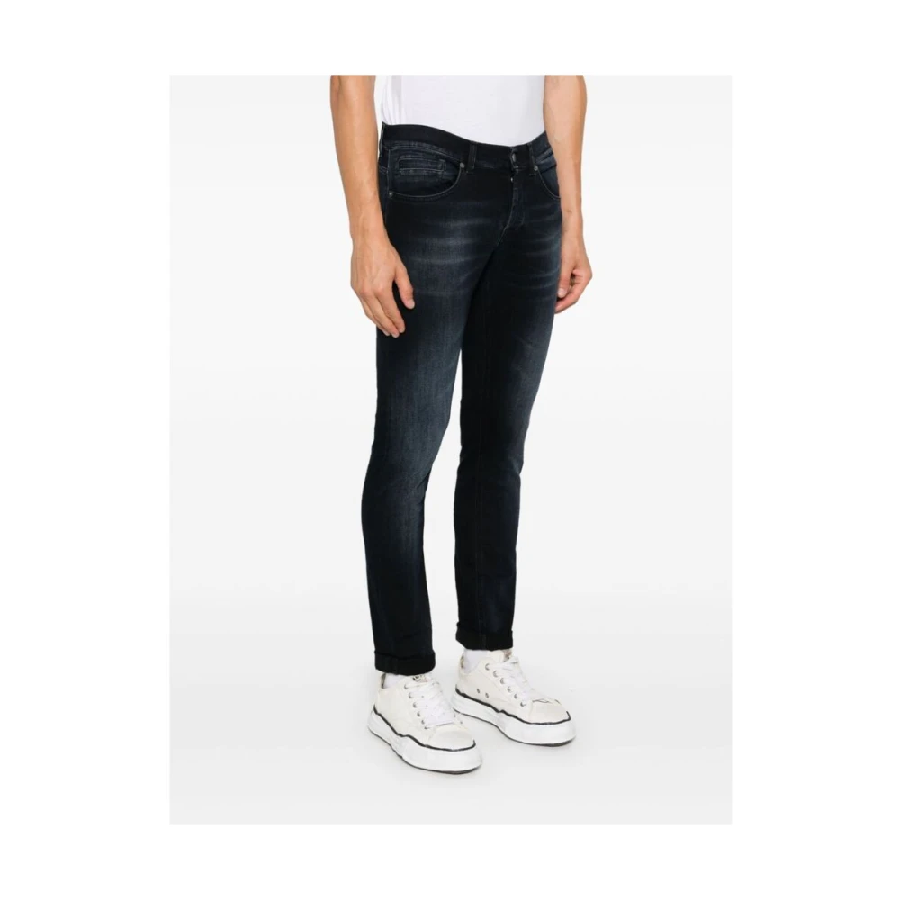 Dondup Indigo Blue Skinny Cut Denim Jeans Blue Heren