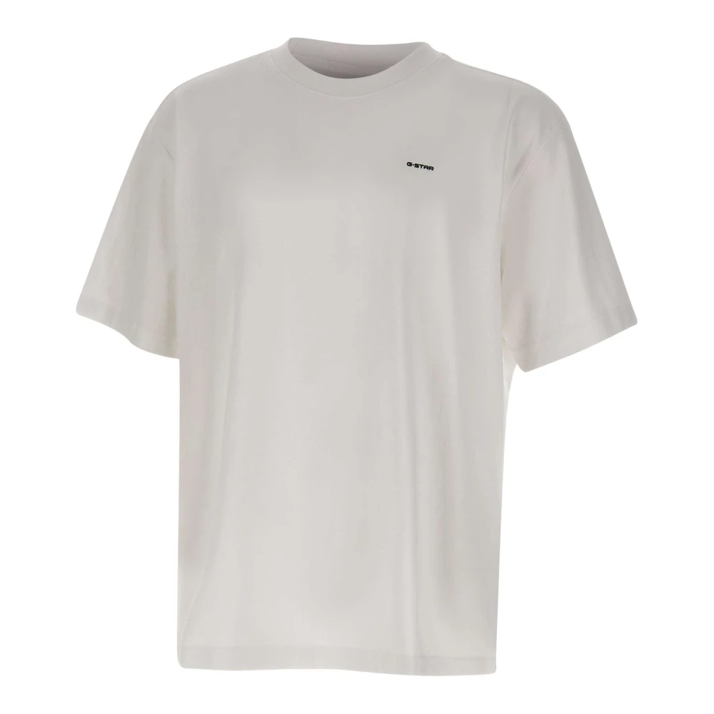G-Star Men's White T-Shirts, M, Relaxed Base T-Shirt