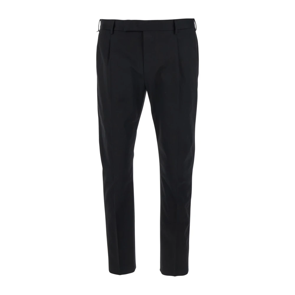 PT Torino Zwarte katoenen broek met Pence Black Heren