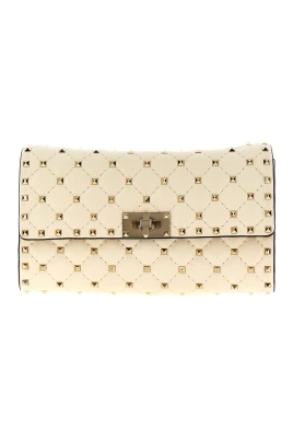 Rockstud Spike Quilted Nappa Axelremsväska