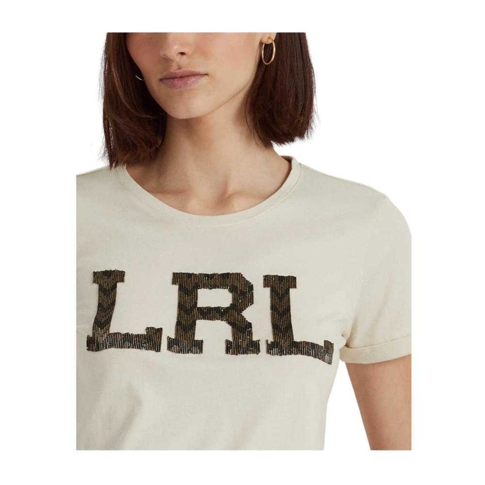 Ralph Lauren Korte Mouw T-shirt White Dames