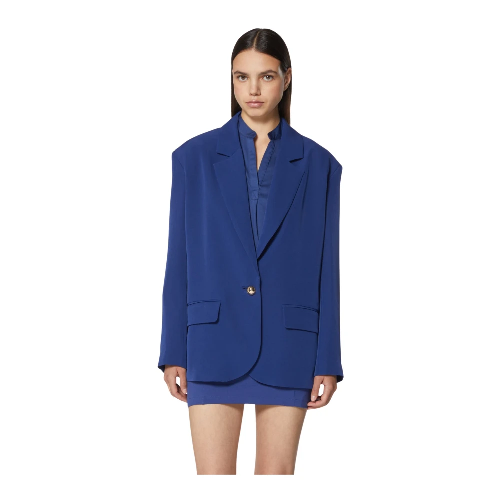 Silvian Heach Donna Blu - Blazer Oversize Monopetto - Jackets - M
