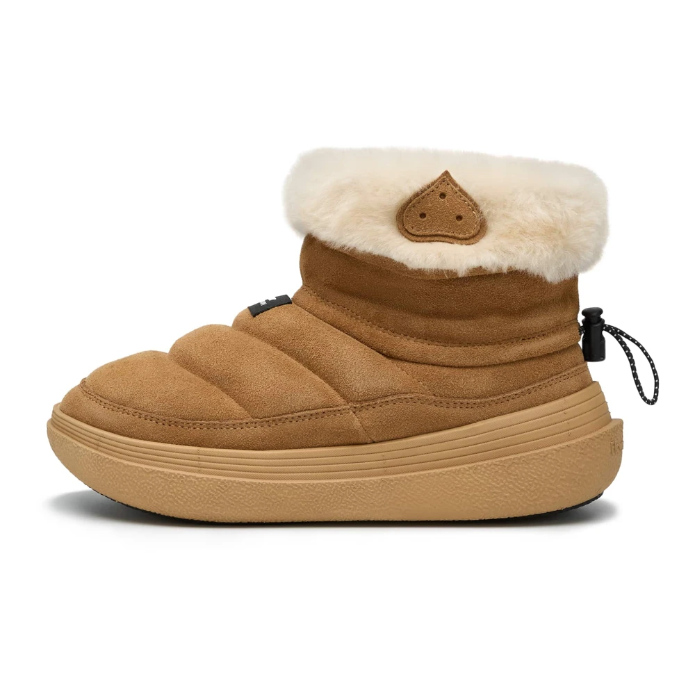 Flower Mountain Kvinders Brun Sko, Dame,, Uld, Fami Mid Woman Størrelse 36 Eu
