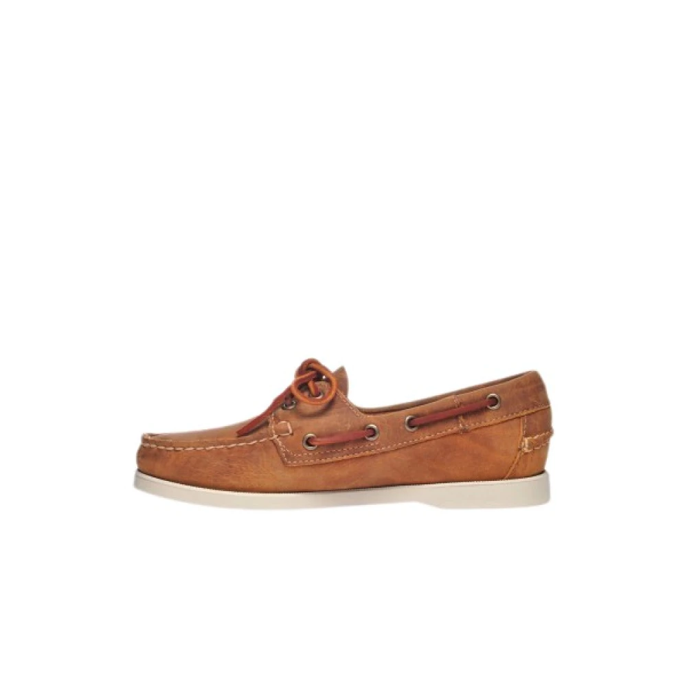 Sebago Docksides Portland Crazy H - Female - Boat Shoes - Brown - 4 1/2 Uk - Shoes