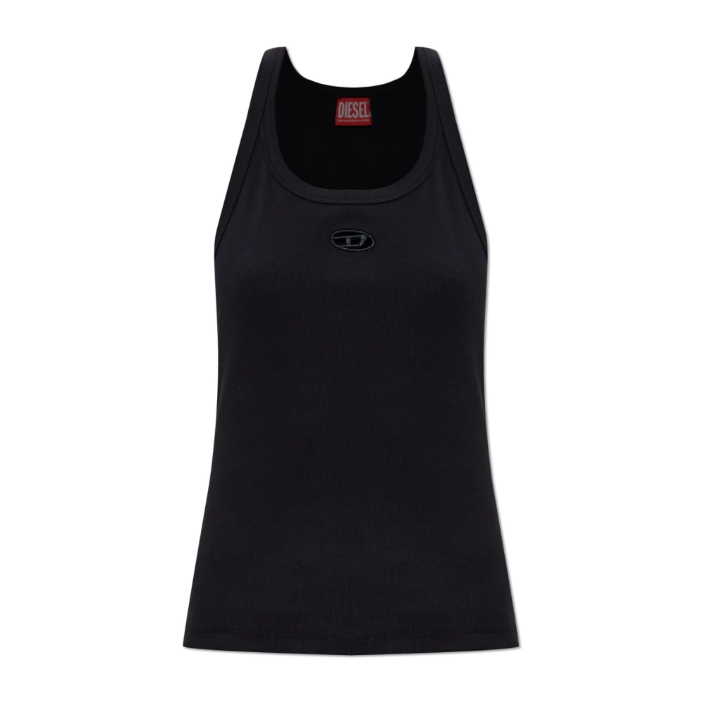 Diesel Donna Nero Top, 2XS, New,