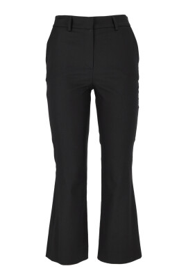 pantalon-en-coton-evase-noir