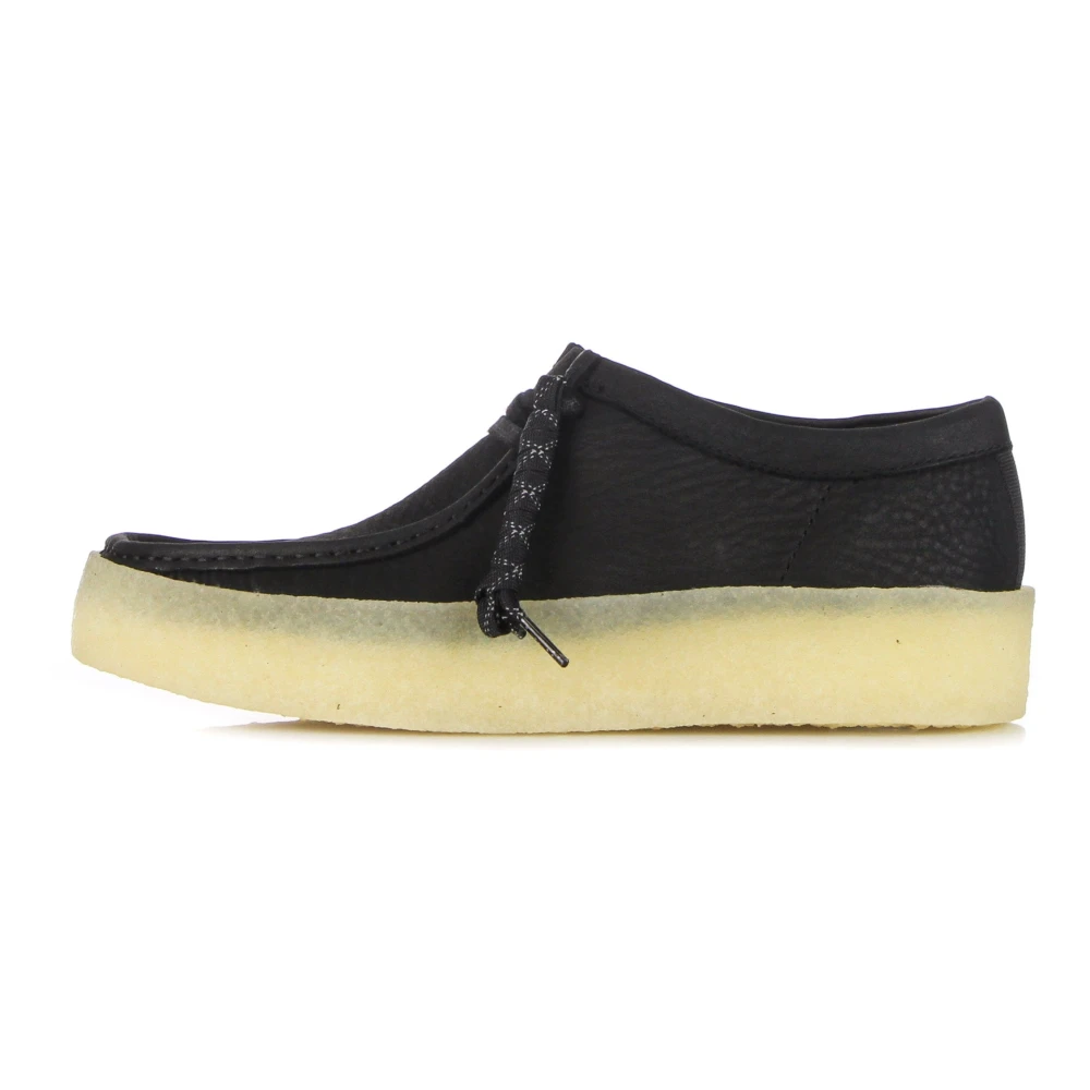 Clarks Men's Black Nubuck Moccasin Lifestyle Shoe - Laced Shoes - 7 Uk - Shoes