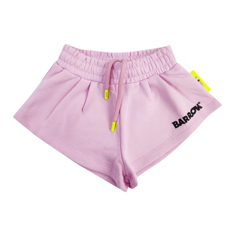 Barrow Pink Shorts, Female, 6 Y, Cotton Fleece Shorts