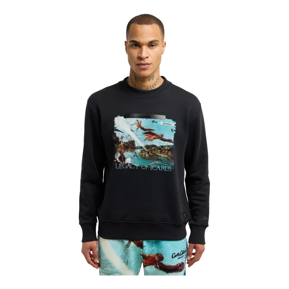 carlo colucci Ikarus Verhaal Sweatshirt Black Heren