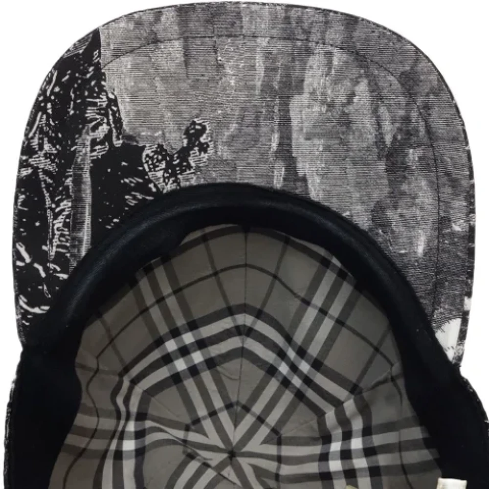 Burberry Vintage Pre-owned Cotton hats Black Heren