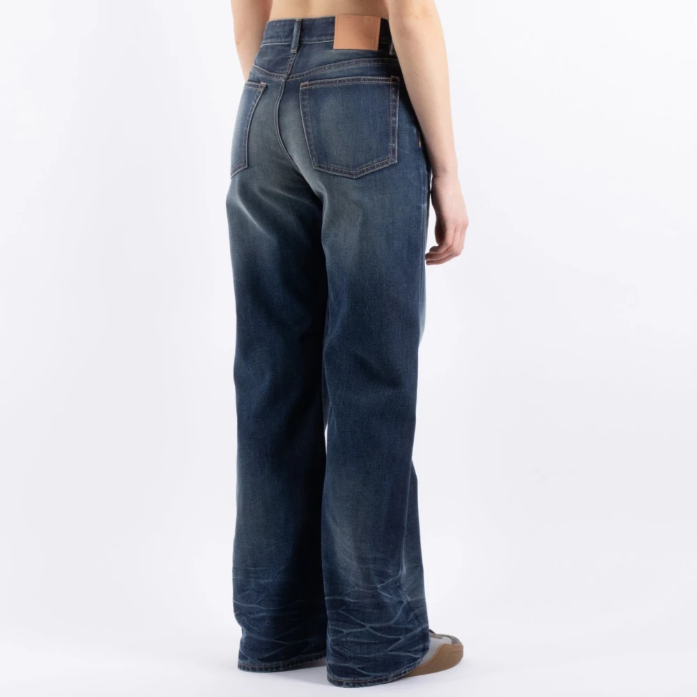 Acne Studios Blauwe Denim Jeans Blue Dames