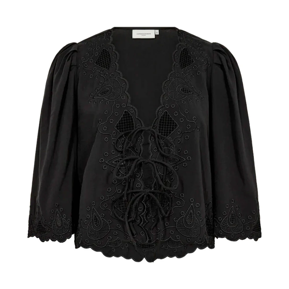 Copenhagen Muse Madelyn Blouse met lange mouwen Black Dames