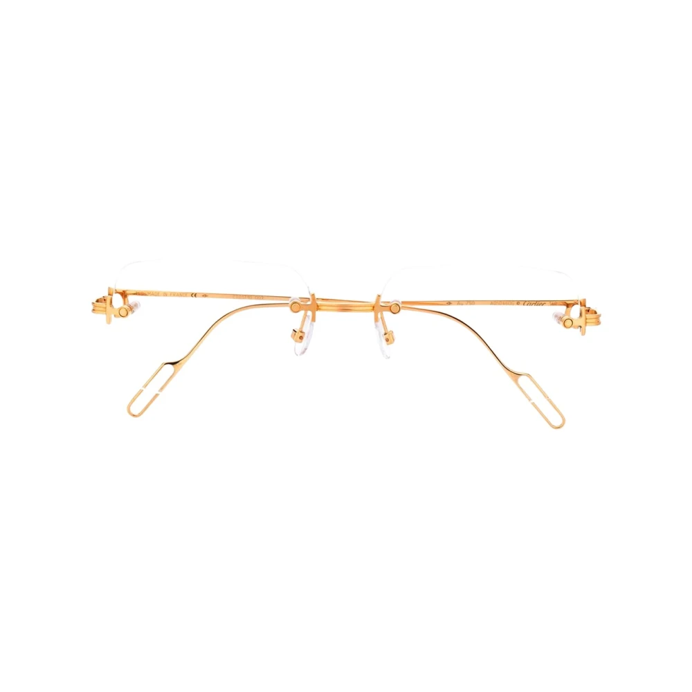 Cartier Unisex Yellow Glasses, 55 Mm, Precious Optical Frame