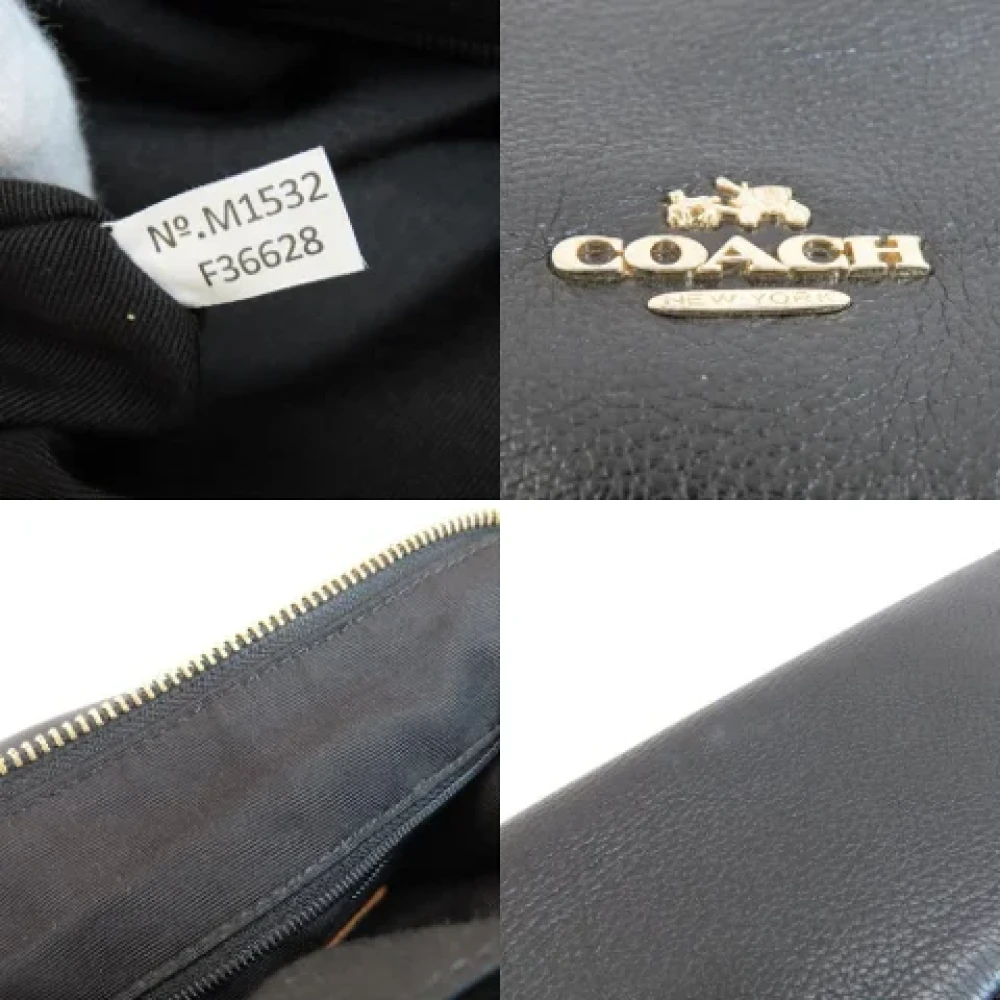 Coach Pre-owned Leather handbags Black Dames
