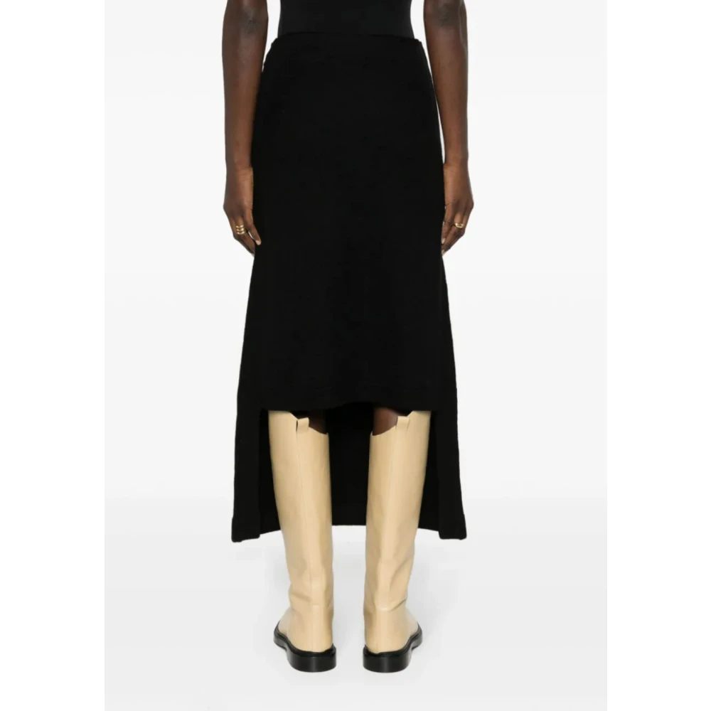Jil Sander Zwarte Rok Black Dames