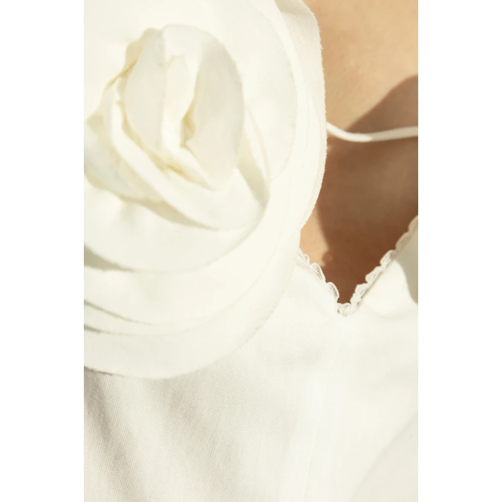 Blumarine Jurk met bandjes Beige Dames