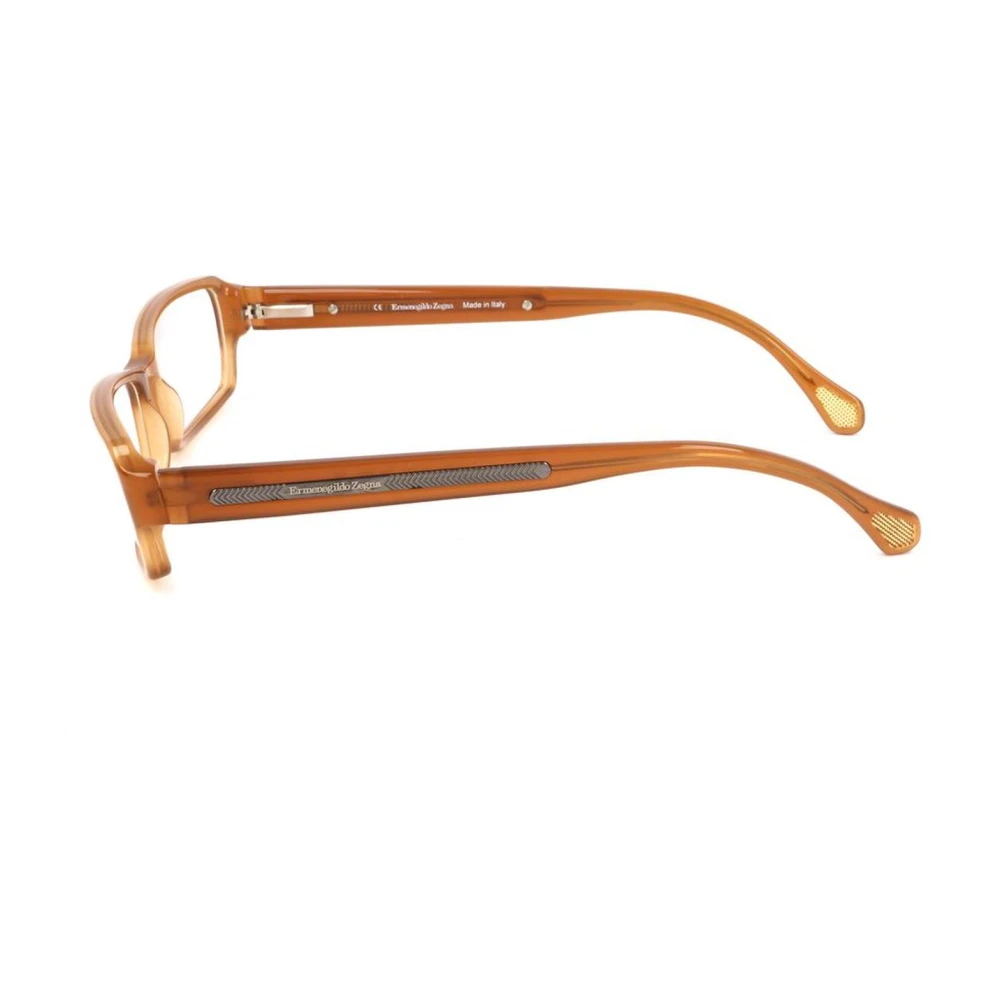 Ermenegildo Zegna Bruine plastic montuur met wijzerplaat Brown Heren