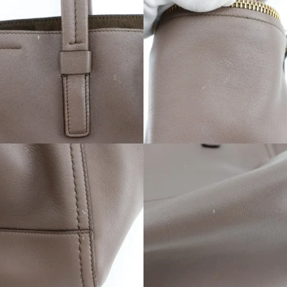 Salvatore Ferragamo Pre-owned Leather shoulder-bags Brown Dames