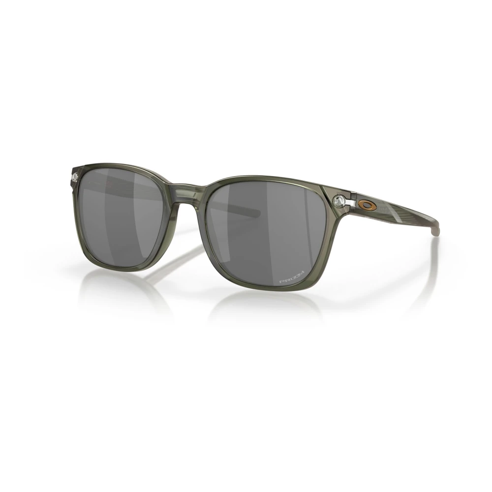 Oakley Men's Gray Sunglasses, 55 Mm, Green Prizm Sunglasses Ojector Oo 9018