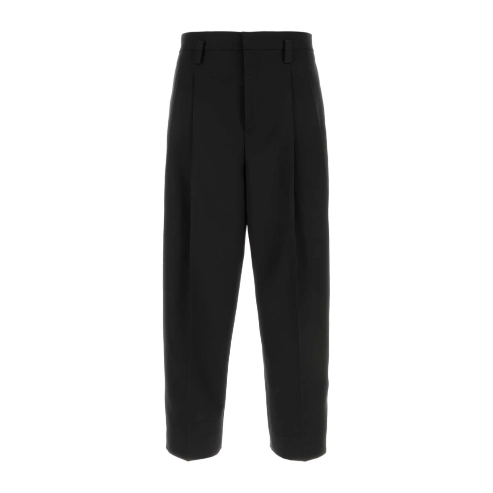 Jil Sander Herr Svart Byxor L, Trouser 207