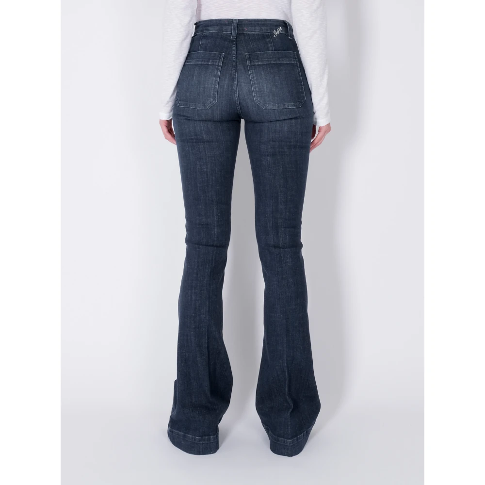 Seafarer Flared Leg Jeans Delphine Blue Dames