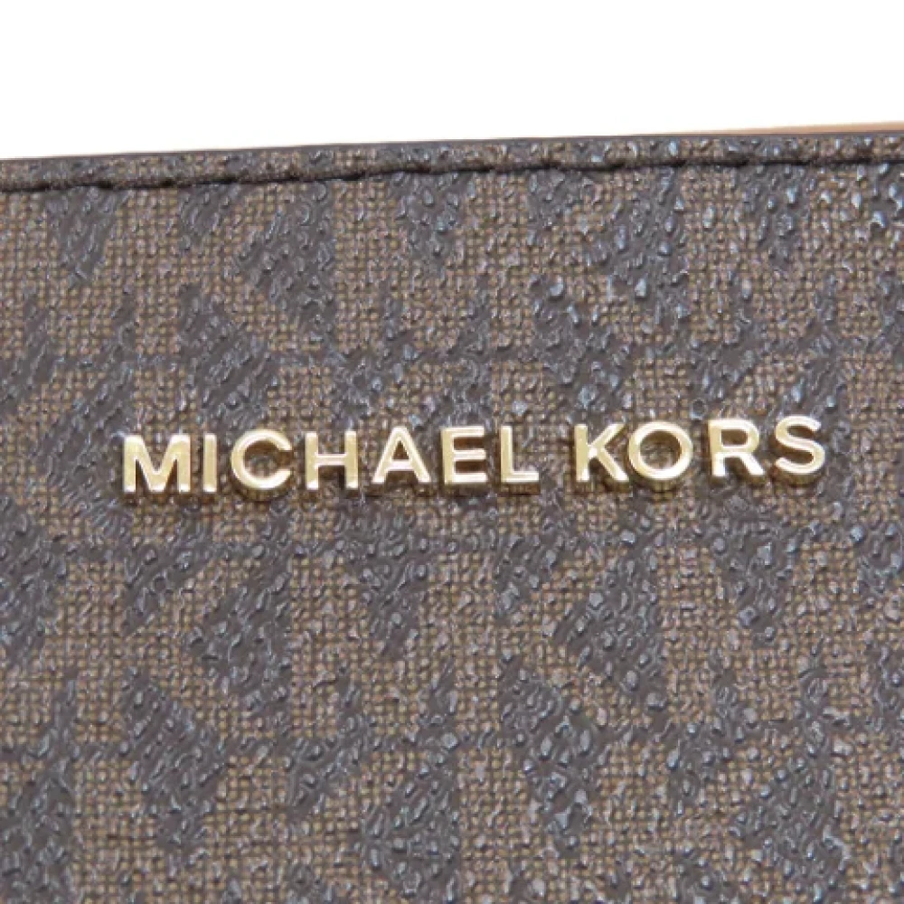 Michael Kors Pre-owned Plastic shoulder-bags Brown Dames