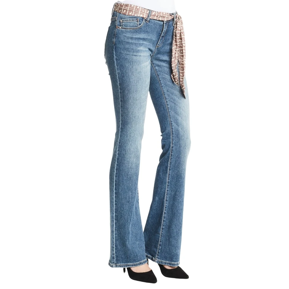 Gaudi Stijlvolle Flared Jeans voor Vrouwen Blue Dames