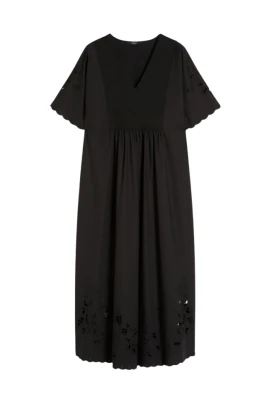Cotton Poplin and Jersey Dress