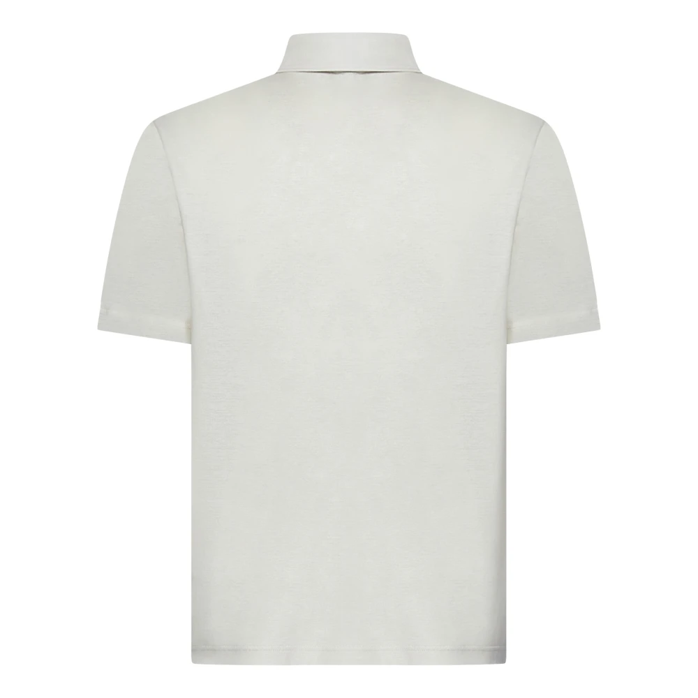 Herno Grijze polo shirt met korte mouwen Gray Heren