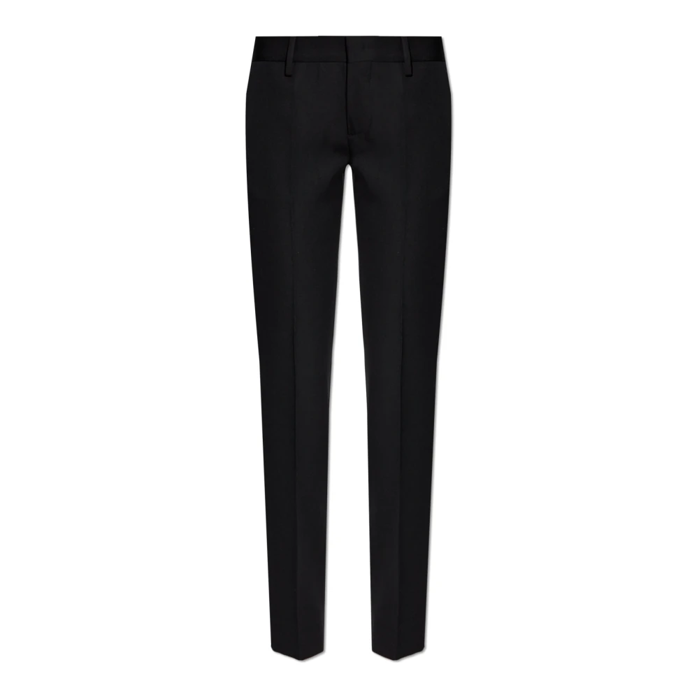 Dsquared2 Wollen broek Black Dames