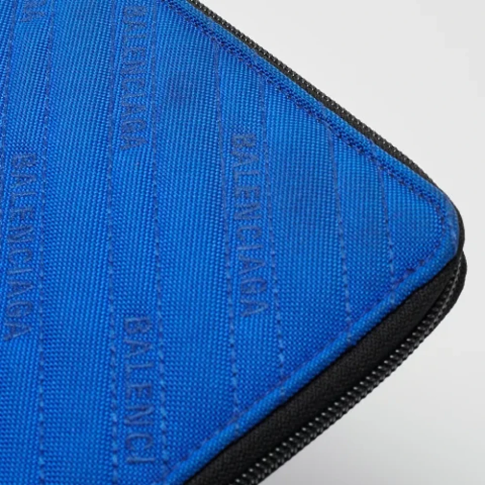 Balenciaga Vintage Pre-owned Nylon home-office Blue Dames