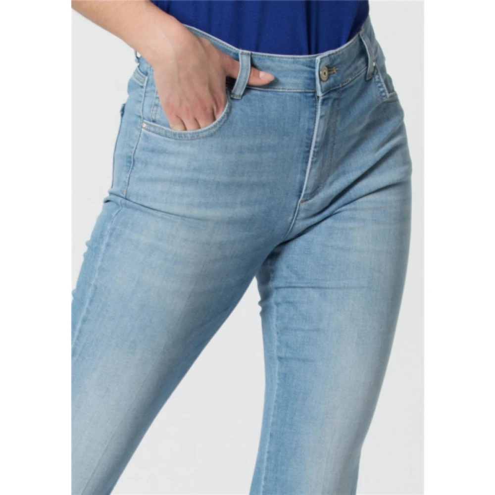 Kocca Vintage Flared Jeans voor vrouwen Blue Dames