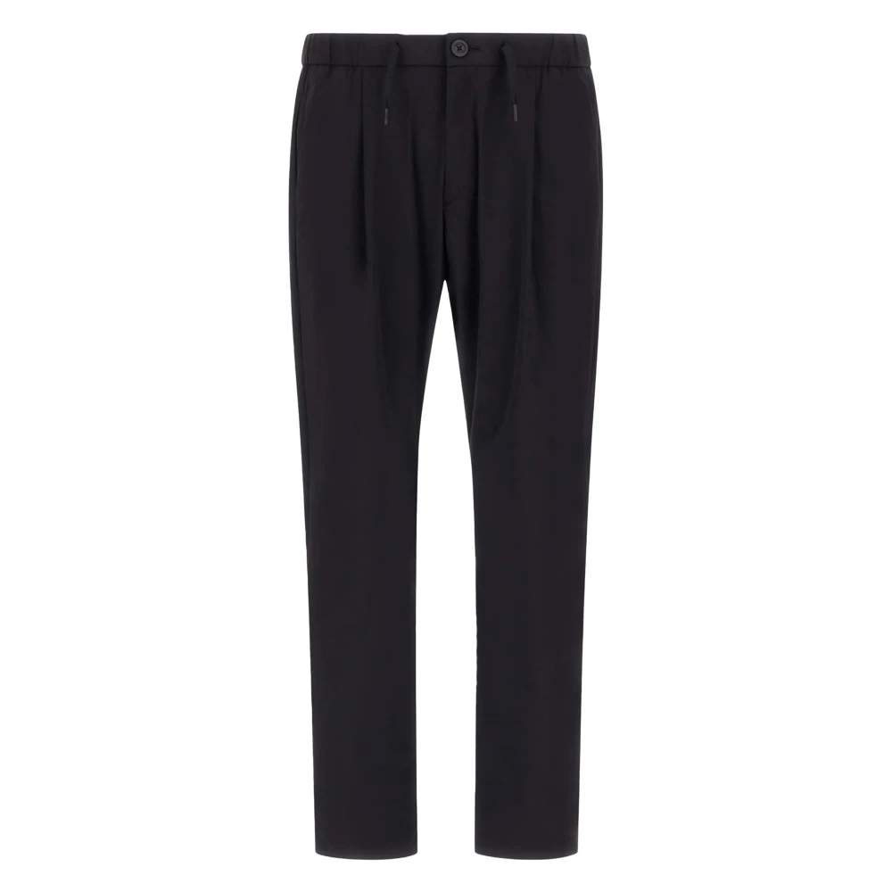 Herno Svart Nylon Maestro Trousers