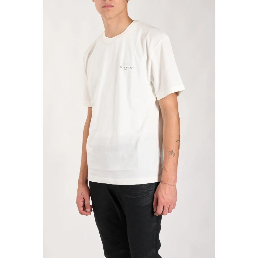 IH NOM UH NIT Rozen en parel T-shirt White Heren