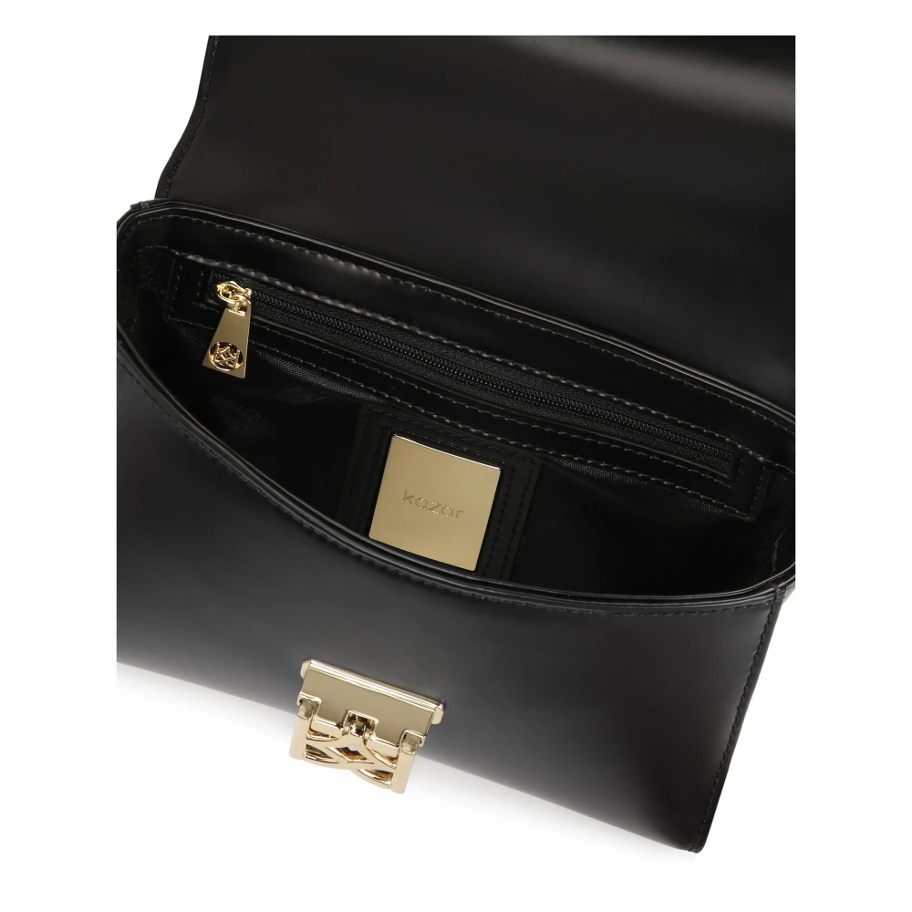 Kazar Kleine handtas met ketting en band Black Dames