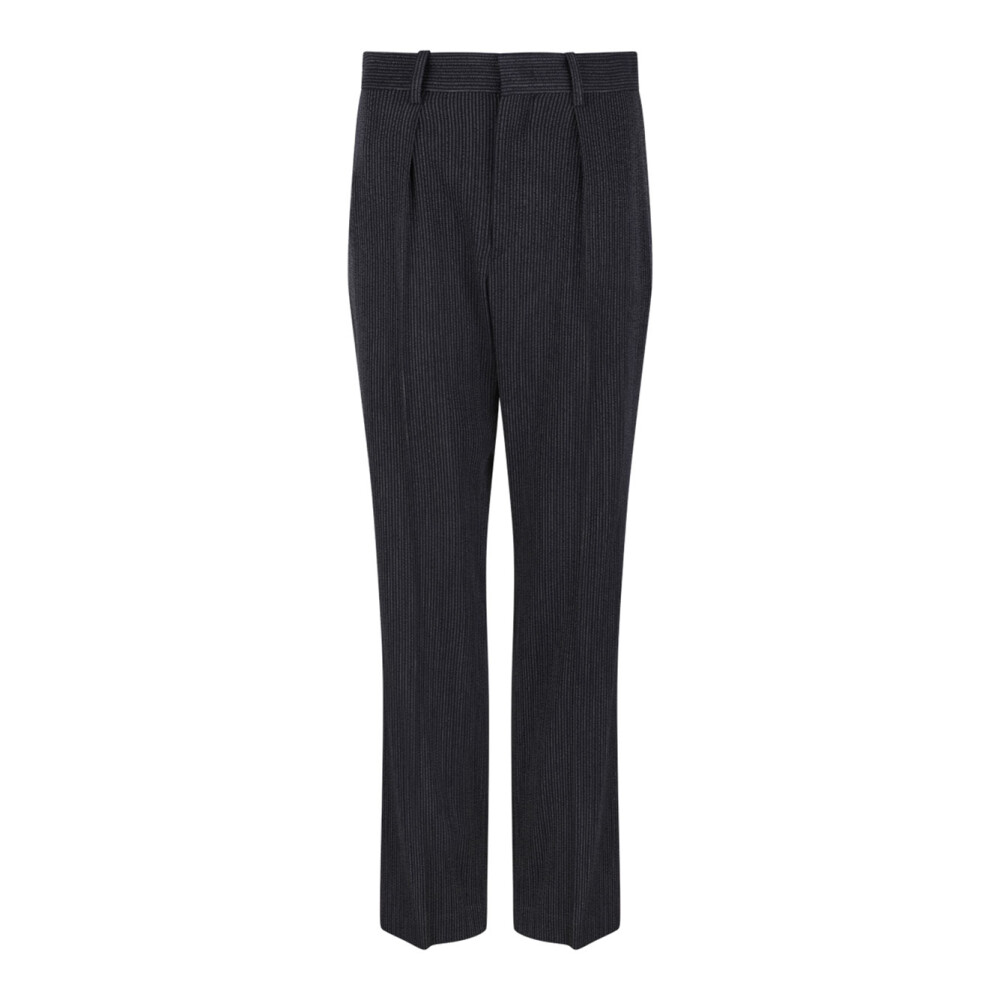 パンツ Isabel Marant Pinstripe Elastic-Waist Tailored Trousers ISABEL MARANT Pinstripe elastic-waist Tailored Trousers