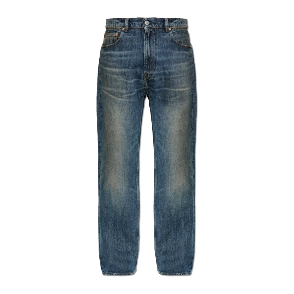 Our Legacy Blue 0-Rocker Storm Wash - Male - Straight Fit Jeans - W31 - Jeans